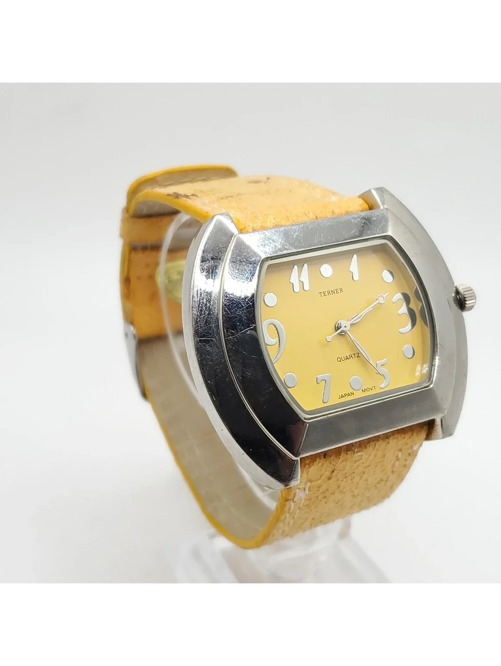 Bijoux Terner Yellow K-10397 Watch 46mm New Battery